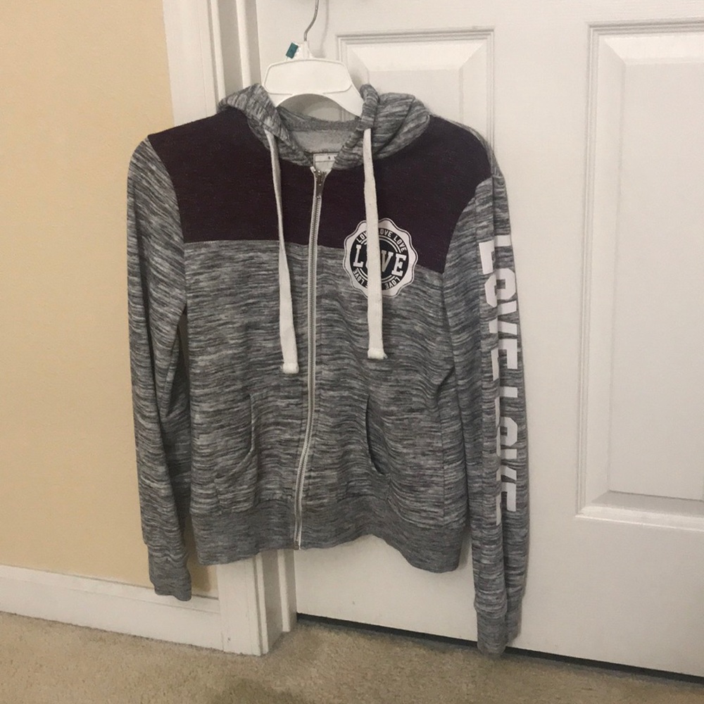 Zip up hoodie